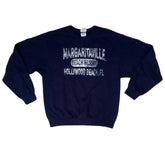 Vintage 90s Margaritaville USA navy crew neck sweater size medium by jerzees